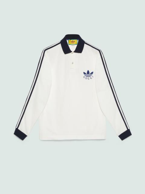 GUCCI adidas x Gucci cotton piquet polo shirt