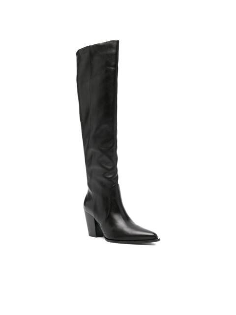 Stuart Weitzman 85mm knee-high pointed-toe boots