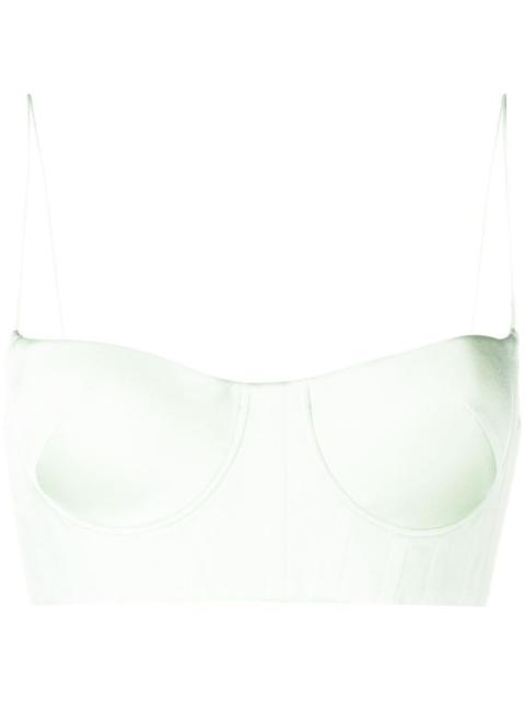 ALEX PERRY cropped bustier top