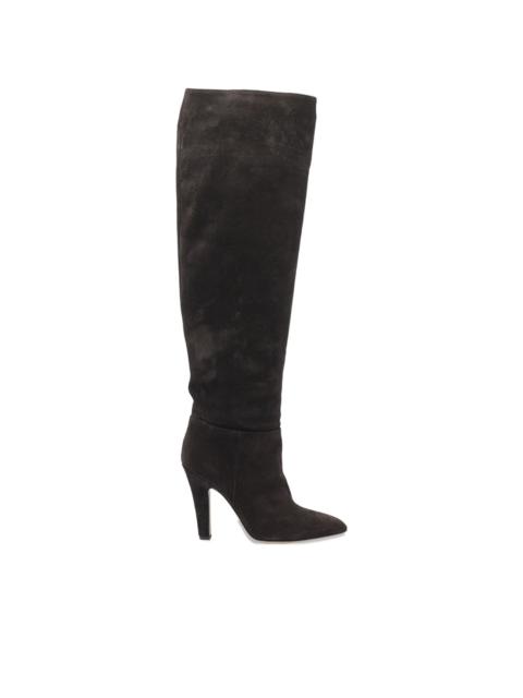 PARIS TEXAS 10mm Elsa pointed-toe suede boots