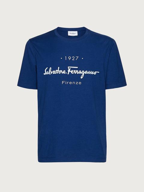 FERRAGAMO 1927 SIGNATURE T-SHIRT