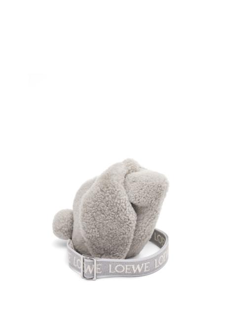 Loewe Bunny bag in shearling