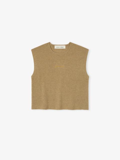 ESSENTIALS Signature Rib Knit Crop Top