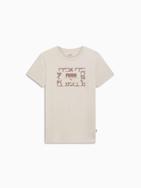 Cheetah Box Logo Women's Tee