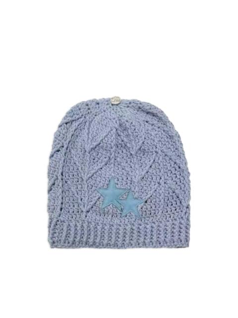 Chrome Hearts star-patch beanie