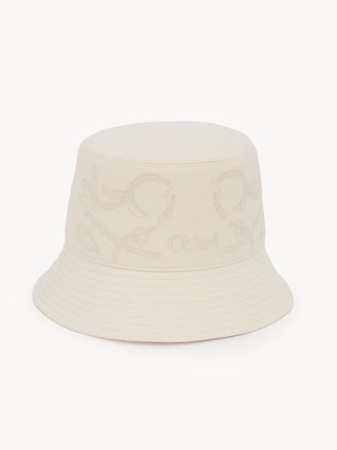 Chloé EMBROIDERED BUCKET HAT