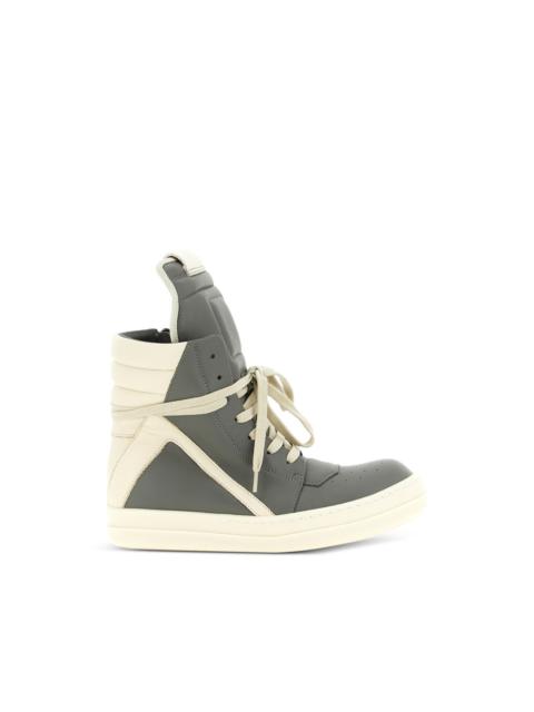 Rick Owens Geobasket lace-up leather  sneakers