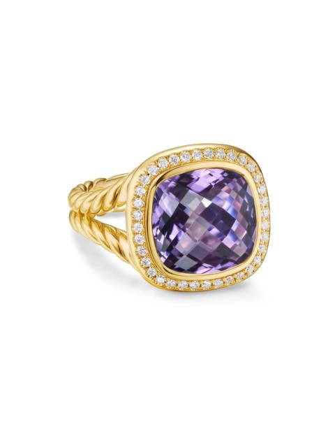 DAVID YURMAN Women's Albion Ring in 18K Yellow Gold - Amethyst