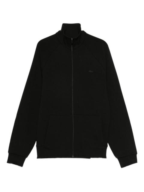 LACOSTE logo-detail zip-up sweatshirt