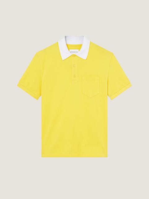 Givenchy POLO IN PIQUÉ COTTON WITH GIVENCHY PARIS EMBROIDERY
