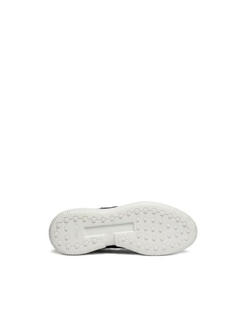 Tod's knit leather low-top sneakers