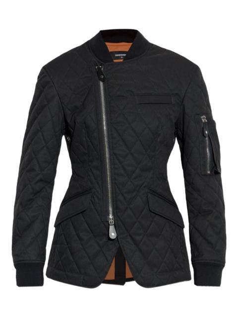 DSQUARED2 quilted asymmetric-zip jacket