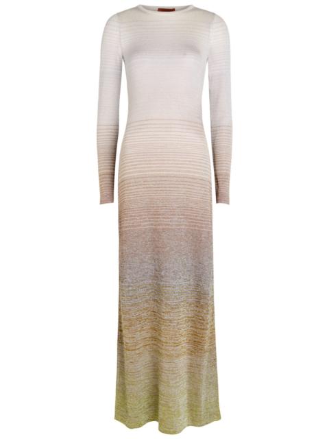 Missoni Degradé Fine-knit Maxi Dress