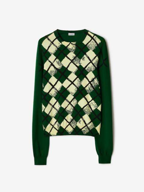 Argyle Cotton Sweater