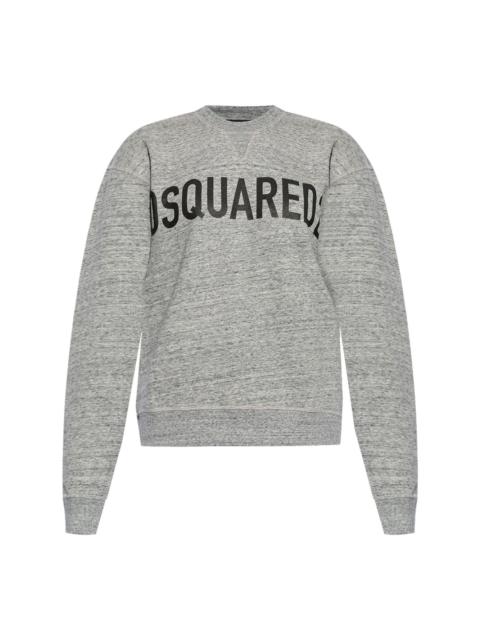 logo-print cotton sweatshirt