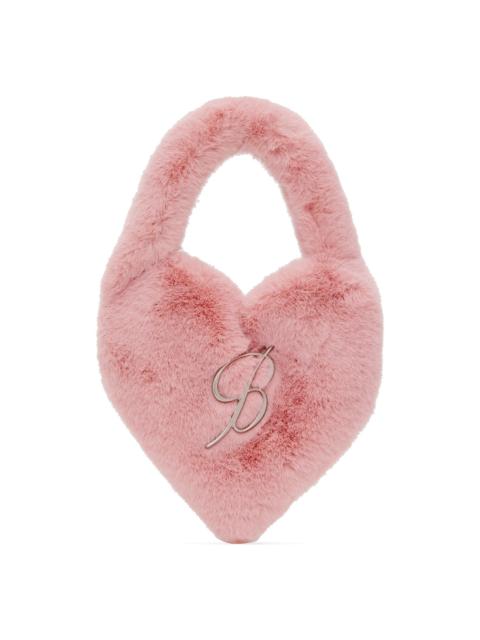 Blumarine Pink Heart Logo Bag