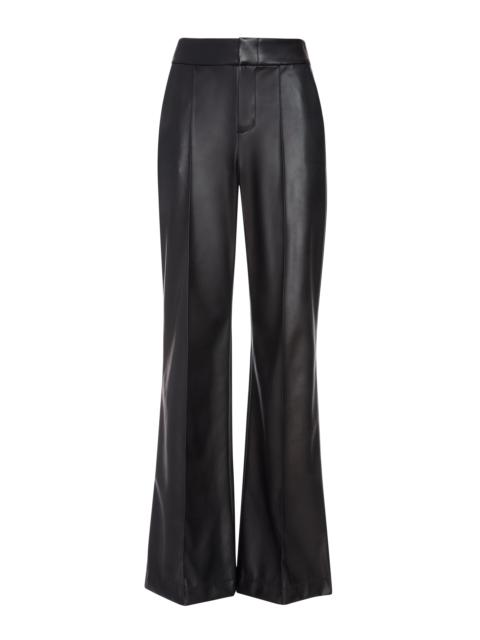 Alice + Olivia DYLAN VEGAN LEATHER WIDE LEG PANT