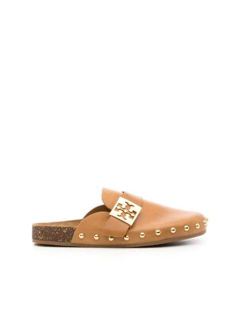 TORY BURCH Mellow logo-plaque leather mules