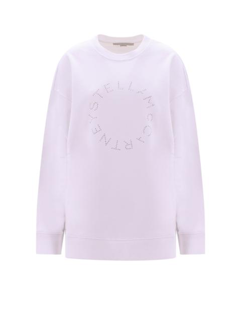 Stella McCartney Sustainable cotton sweatshirt with frontal logo