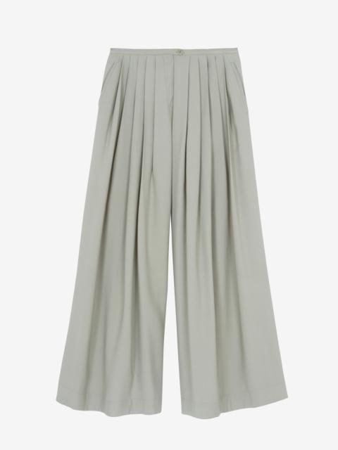 The Frankie Shop Sloane Wide Leg Trousers - Grey