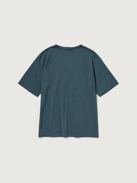 AURALEE LUSTER PLAITING BOAT NECK TEE
