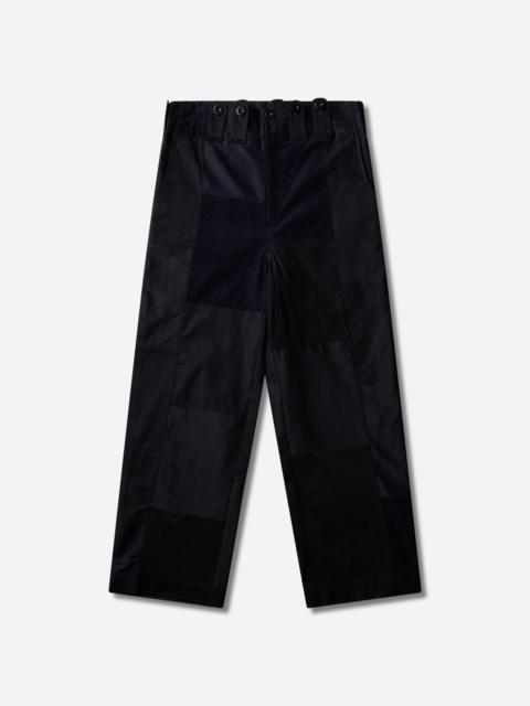 Junya Watanabe MAN Men's Patchwork Trousers Navy Mix