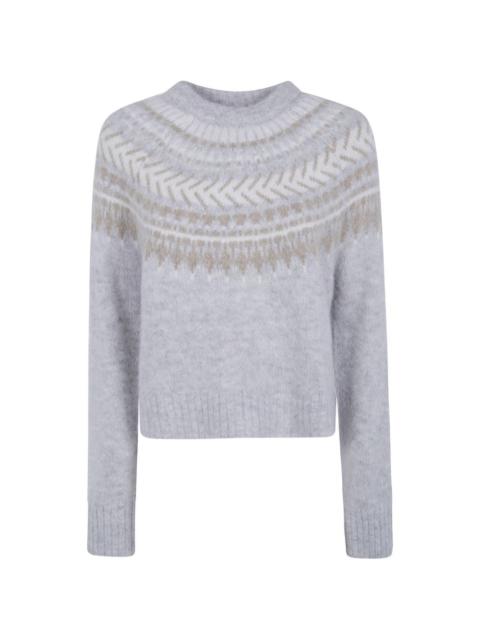 Barbour Annete Fair Isle knit sweater