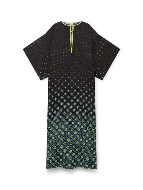 CASABLANCA Degrade Monogram Silk Kaftan