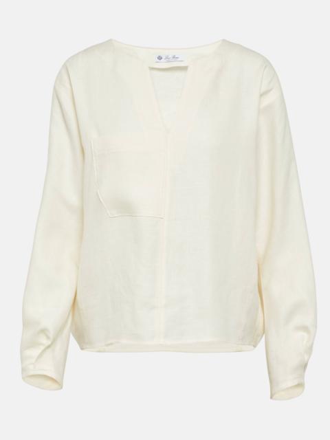 Loro Piana Linen and wool top