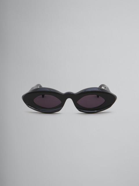 Marni BLACK DARK DOODAD SUNGLASSES