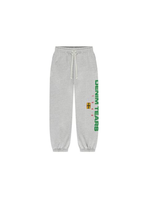 DENIM TEARS Denim Tears Windrush Empire 1948 Sweatpant Grey
