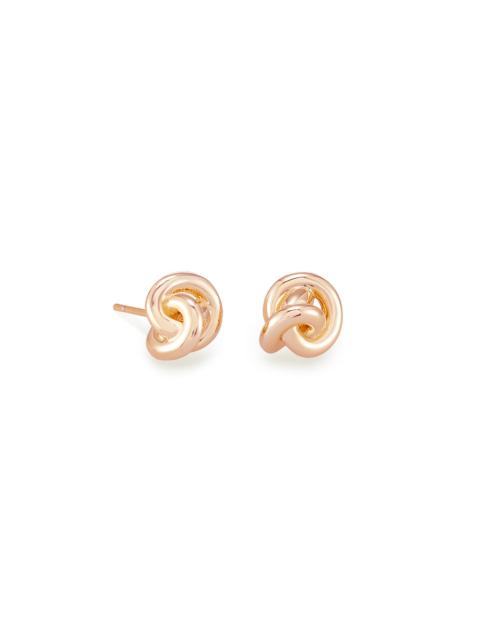 KENDRA SCOTT Presleigh Love Knot Stud Earrings in Rose Gold