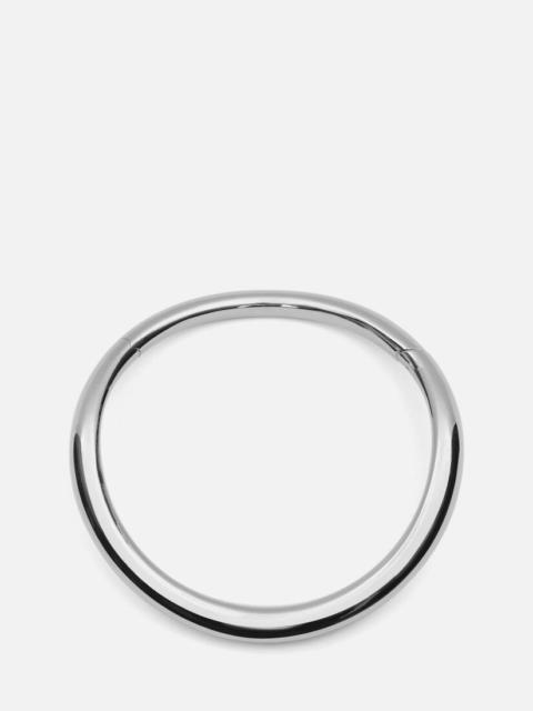 Alexander McQueen Tubular Choker in Antique Silver