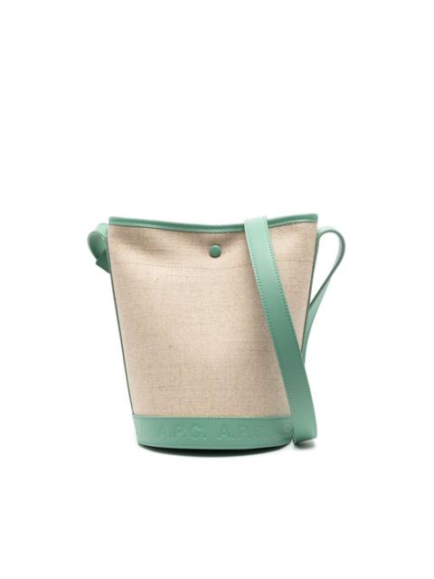 small Helene canvas bucket bag