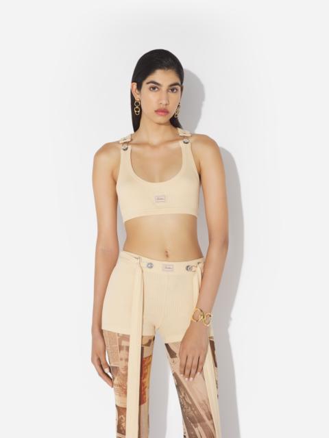 Jean Paul Gaultier THE BEIGE GAULTIER PATCH BRA