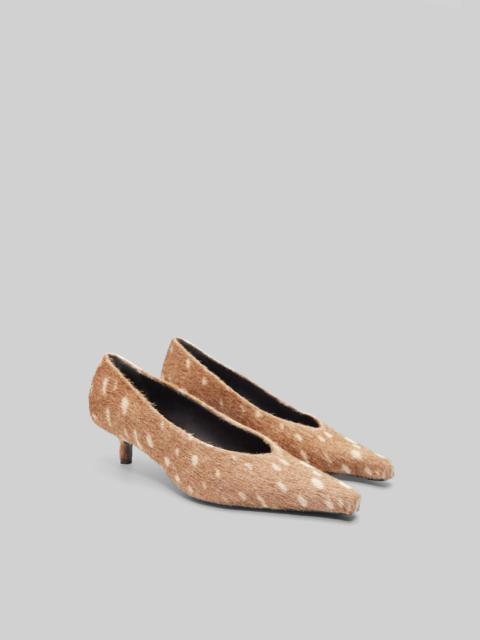 Loulou de Saison Loulou de Saison Eko Kitten Heel Pumps - Deer