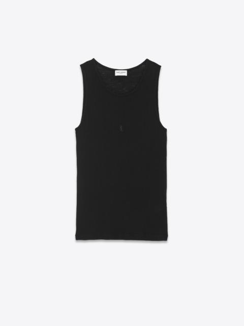 SAINT LAURENT cassandre tank top