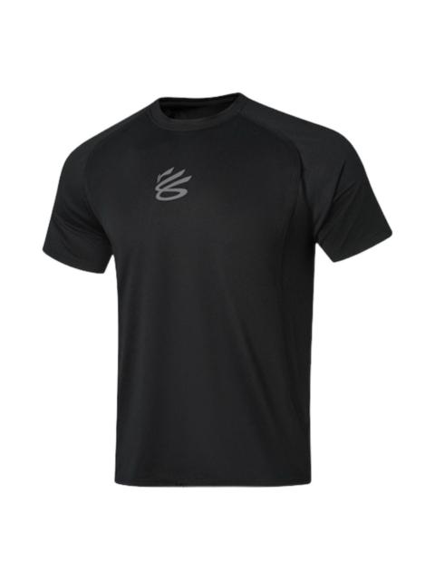 Li-Ning Li-Ning x Curry China Tour T-Shirt 'Black' ATSWB49-4