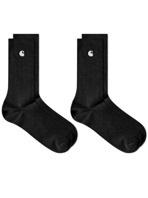 Carhartt WIP Madison Sock - 2 Pack