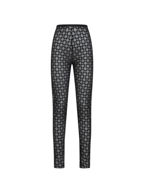 Givenchy Monogram Logo Leggings Black | wananluxury | REVERSIBLE
