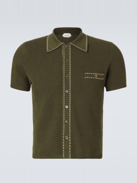 VERSACE Medusa cotton polo shirt