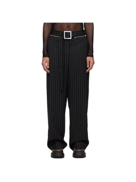 Jean Paul Gaultier Black 'The Belted Suit' Trousers