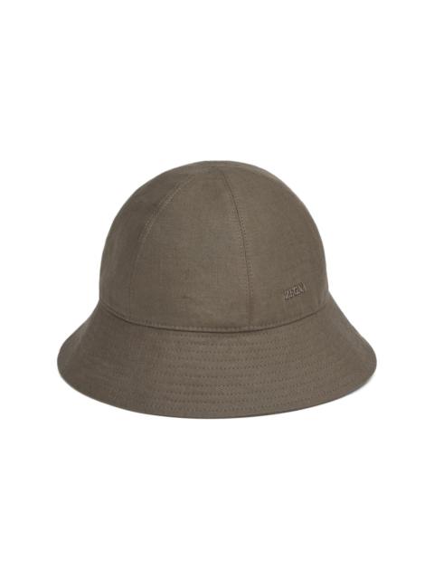 ZEGNA Oasi linen bucket hat