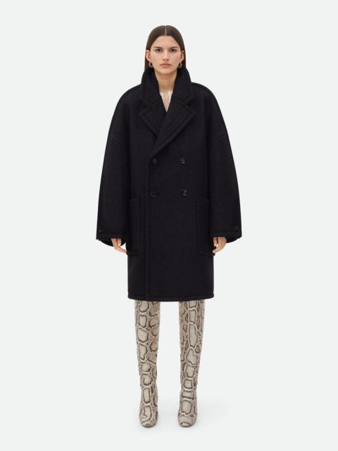 Bottega Veneta Wool Twill Oversized Coat