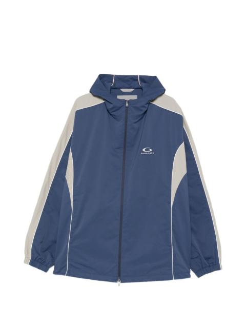 BALENCIAGA panelled hooded jacket