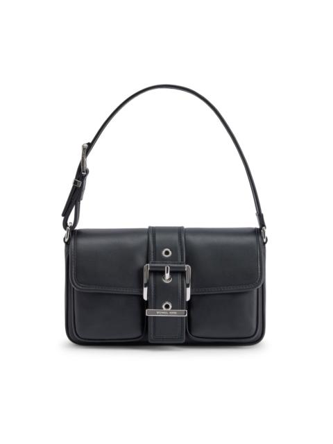 MICHAEL KORS buckled leather shoulder bag