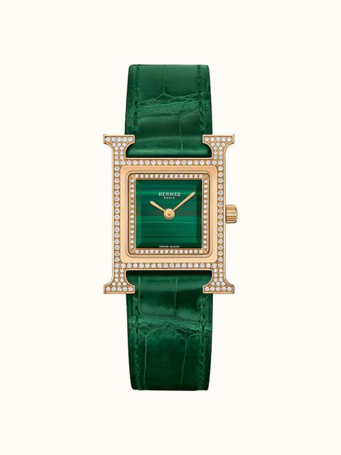 Hermès Heure H watch, 21 x 21 mm