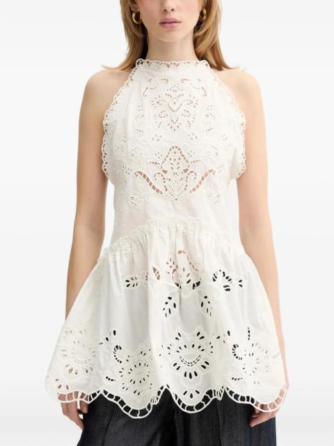 FARM RIO Farm Rio Embroidered Blouse