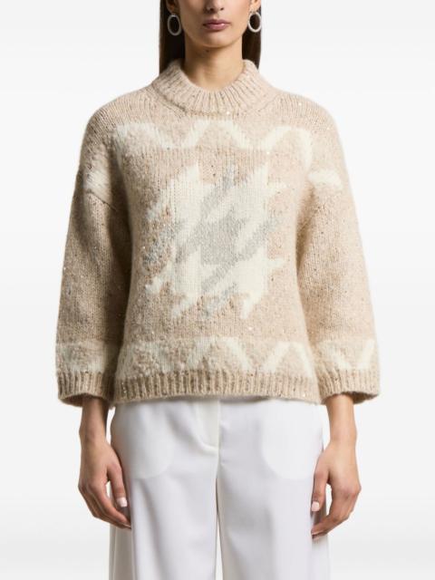 PESERICO star-pattern sweater