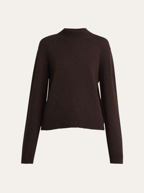 The Row Hensi Cashmere Turtleneck Top